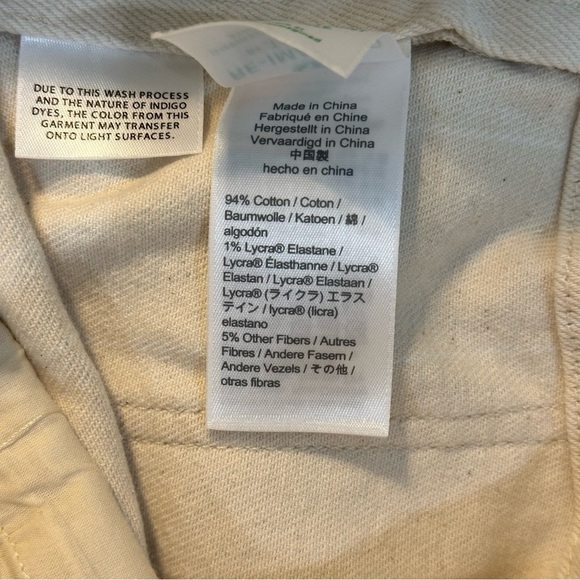 Jcrew Tie Waist Camp Pants Cream White Stripe - Picture 7 of 9